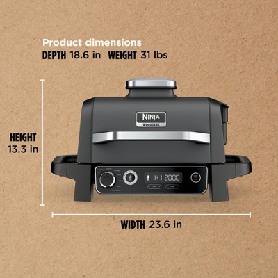 Ninja OG701TGT 7-in-1 Master Woodfire Outdoor Grill and Smoker - Black_13