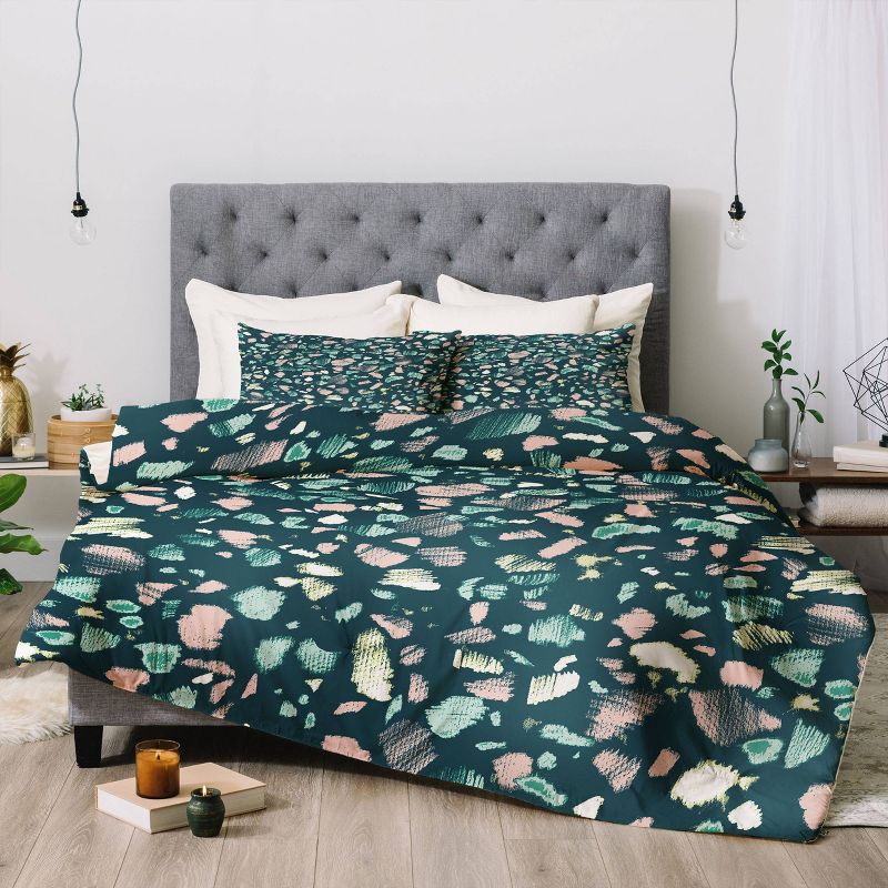 King Pattern State Comforter & Sham Set Green - Deny Designs, 3 of 7