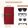 Unique Bargains Felt Soft Portable Storage Scratch-Resistant Eyeglasses Bag 3 Pcs - 2 of 4