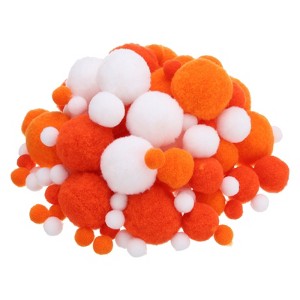 Unique Bargains Creative High Elastic Decoration Home Art Supplies Pom Poms 260 Pcs - 1 of 4