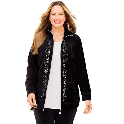 Catherines Cozy Velour Jacket