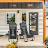 Yaheetech 2pcs 26in Padded Outdoor Zero Gravity Chair - 2 of 4