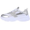 bebe Women's Fashion Platform Lace-Up Shoes - Chunky Sneakers with Mesh & Rhinestone Accents - 3 of 4