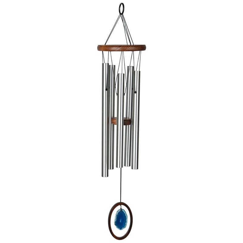 Woodstock Wind Chimes Signature Collection, Woodstock Agate Chime, 25'' Wind Chime, 1 of 12