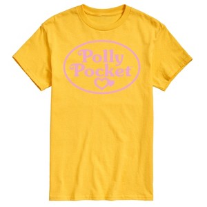Men's - Polly Pocket - Polly Pocket Pink Logo Short Sleeve Graphic T-Shirt - 1 of 4