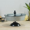 VIP Metal 12 in. Silver Tabletop Tray with Dividers - 2 of 4