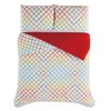 Crayola Happy Plaid Comforter Set White - 2 of 4