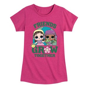 Girls' - LOL Surprise! - Friends Grow Together Fitted Short Sleeve Graphic T-Shirt - 1 of 4