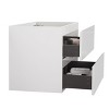 NicBex 29.7" Morden Bathroom Vanity without Sink, Wall Mounted Bathroom Storage Cabinet, 2 Spacious Drawers for Bathroom - 3 of 4