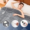 Inhand Heated Weighted Blanket - 13 lbs (50” x 60”) Large, Cozy and Soft Flannel, Fast Heat Throw Blanket with Auto Shut-Off Timer - 2 of 4