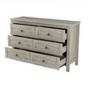 FONTOI Retro Farmhouse Style Wooden Dresser with 6 Drawers, Storage Cabinet for Bedroom, Antique Gray, 15.7"*31.5"*52.6" - 2 of 4
