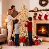 7.5ft Unlit Snow Flocked Christmas Tree Holiday Decor W/1500 Branch Tips - 2 of 4