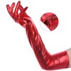 INSPIRE CHIC Women's Faux Leather Shiny Full Finger Opera Long Evening Gloves - 3 of 4