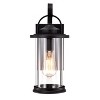 Chloe Lighting Ainsley Transitional 1 Light Textured Black Outdoor Wall Sconce 15" Height - 2 of 4