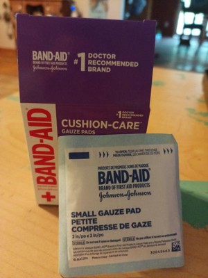 Band-Aid Cushion Care Gauze Pads Small (2 Inch x 2 Inch)