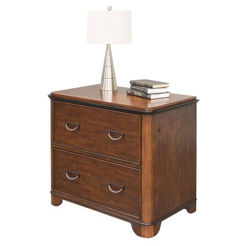 Kensington Wood File With Locking Legal/letter File Drawer Fully Assembled  Brown - Martin Furniture : Target