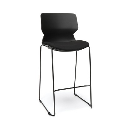 Set of 2 Contempo Guest Stools Black - HON BASYX