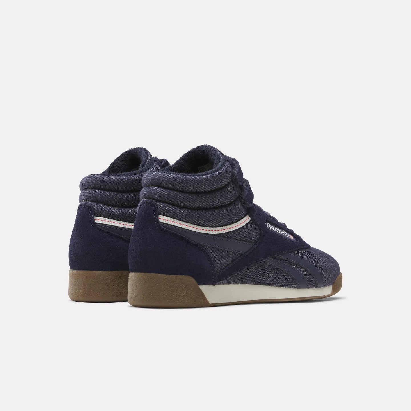 Женские кроссовки Reebok Freestyle Hi Shoes Size 5 DARKINDIGO/CHALK/GUM — фото 3