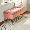 Hippolytus Storage Bench with Nailhead Trim and Button-tufted for Bedroom| ART OF LIVING DESIGNS - 2 of 4