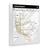 Stupell Industries New York City Urban Subway Diagram Chart Framed Giclee Art, White, 16" x 20" - 2 of 4