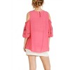 Women's Floral Embroidered Peasant Top - umgee - 3 of 4