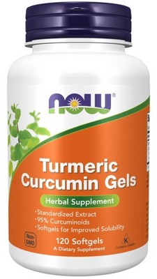 Turmeric Curcumin 450 mg by Now Foods  -  120 Softgel