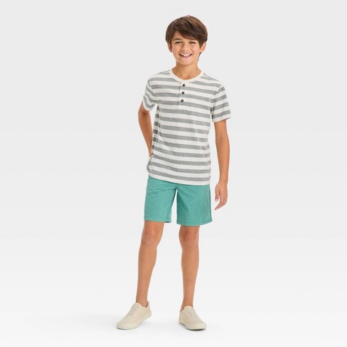 Boys blue best sale chino shorts