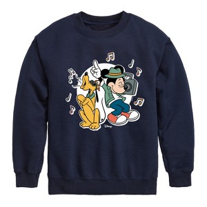 Boys' - Disney - Mickey & Friends Graphic Long Sleeve Fleece Sweatshirt - 1 of 4
