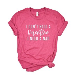 Simply Sage Market Women's I Don't Need A Valentine Short Sleeve Graphic Tee - 1 of 3