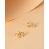 Molenia 18K Gold Plated 12 Constellation Personalized Earrings for Women, 925 Sterling Silver Zodiac Stud Earrings Horoscope Celestial Jewelry - 3 of 4
