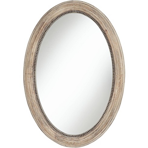 Noble Park Zahra Oval Vanity Decorative Wall Mirror Rustic