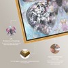 Art Remedy Shining Butterfly Colorful buterfly and flowers wall art Framed - 4 of 4