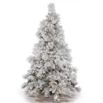 Vickerman Flocked Alberta Artificial Christmas Tree