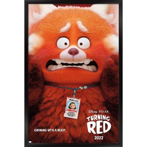 Trends International Disney Pixar Turning Red - Teaser One Sheet Framed Wall Poster Prints - 1 of 4