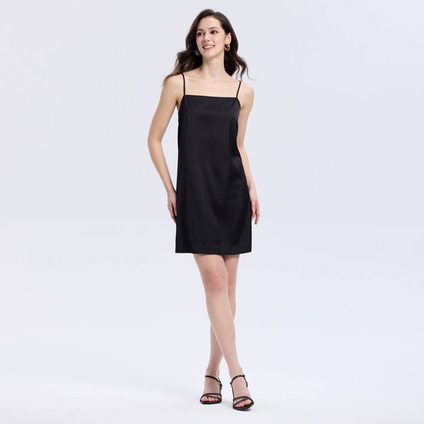 Vestido Mini de Satén Tipo Camisero para Mujer - A New Day™ 4