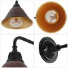 9.63" 1-Light Croydon Farmhouse Industrial LED Gooseneck Arm Outdoor Sconce - JONATHAN Y - 2 of 4