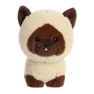Aurora Teddy Pets 7" Siamese Brown Stuffed Animal - 1 of 4