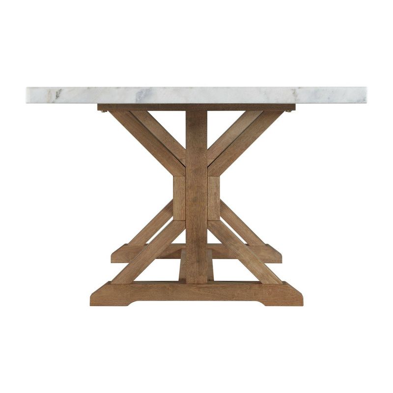 Liam Standard Height Rectangular Dining Table White Marble - Picket House Furnishings, 4 of 12