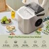 Costway Countertop Ice Maker Portable Ice Making Machine 6-13 Mins 9 Ice 26.5 lbs/24 Hrs Black/Silver - 4 of 4