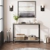 Whizmax 2 Tier Entryway Table, Console Tables with Storage, Sofa Table with Adjustable Shelf for Entryway, Living Room, Hallway, Bedroom - 2 of 4