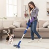 Costway Cordless Stick Vacuum Cleaner 3-in-1 Handheld Vacuum Cleaner Purple\Blue - 2 of 4