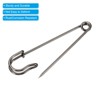 Unique Bargains Large Metal Sturdy Sewing Safety Pins for Blankets 50 Pcs - 4 of 4