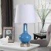 Dann Foley Lifestyle Glass/Metal Table Lamp Blue - StyleCraft - image 2 of 3