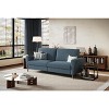 GustoWave 84'' Upholstered 2 Seater Couch with Solid Wood Legs, Deep Seat, Modern Teddy Velvet Streamlined Sofa for Living Room - 4 of 4
