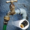Infurnic Hose Nozzles and Wands 3/4 Inch Garden Hose Fitting Quick Connector Male and Female Set, Aluminum Quick Connect Hose Fittings 8 Sets - 3 of 4