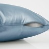 TopComfy Support Pillow Decorative Throw Pillow with Satin Finish for Sofa or Bed Use, Blue, 17"*17"*2" - 4 of 4