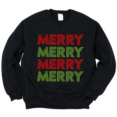 Simply Sage Market Women's Graphic Sweatshirt  Merry X 4