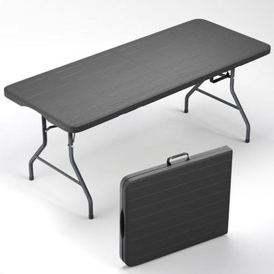 SKONYON 6ft Rectangular Folding Table