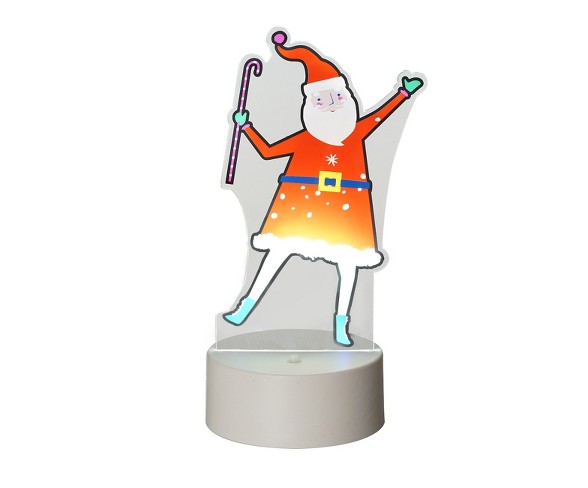 Santa Acrylic Edge Lit Sign - Room Essentials&#153;