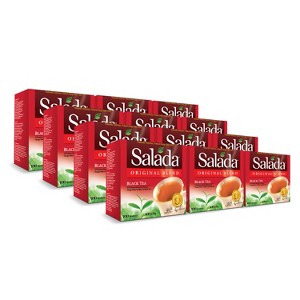 Salada Black Tea Blended Bold Strong Black Tea with 100 Individually Wrapped Tea Bags Per Box (Pack of 12) - 1 of 4